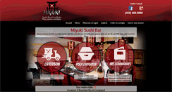 Desktop Screenshot of miyukisushibar.com